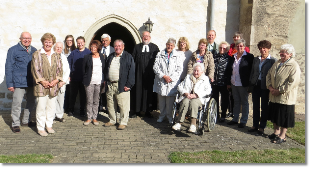 Nach einem Gottesdienst